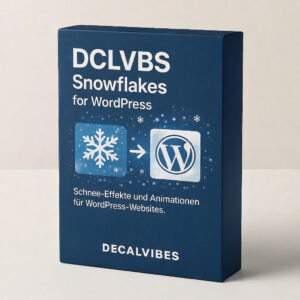 DCLVBS Schneeflocken für WordPress