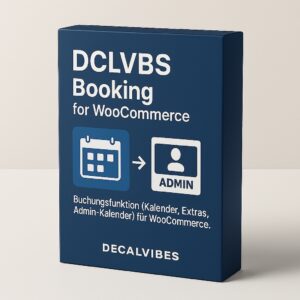 DCLVBS Buchungssystem für WooCommerce
